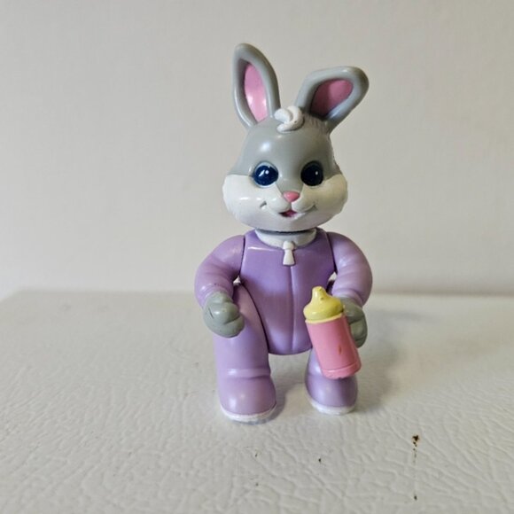 Vintage Fisher Price Play Hide-away-Hollow Treehouse Baby and Mom Figures - Picture 3 of 11